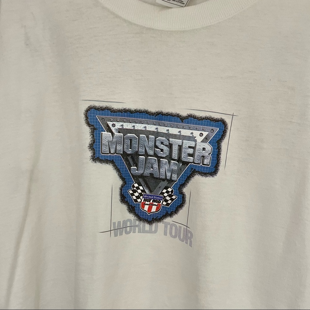 HP🎉 Signed 2005 Y2K Monster Jam Tee - Picture 4 of 10